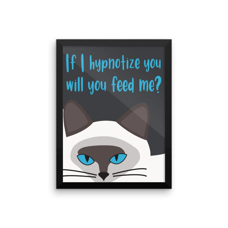 Inscrutable Cat 'Hypnotize' Framed Matt Poster