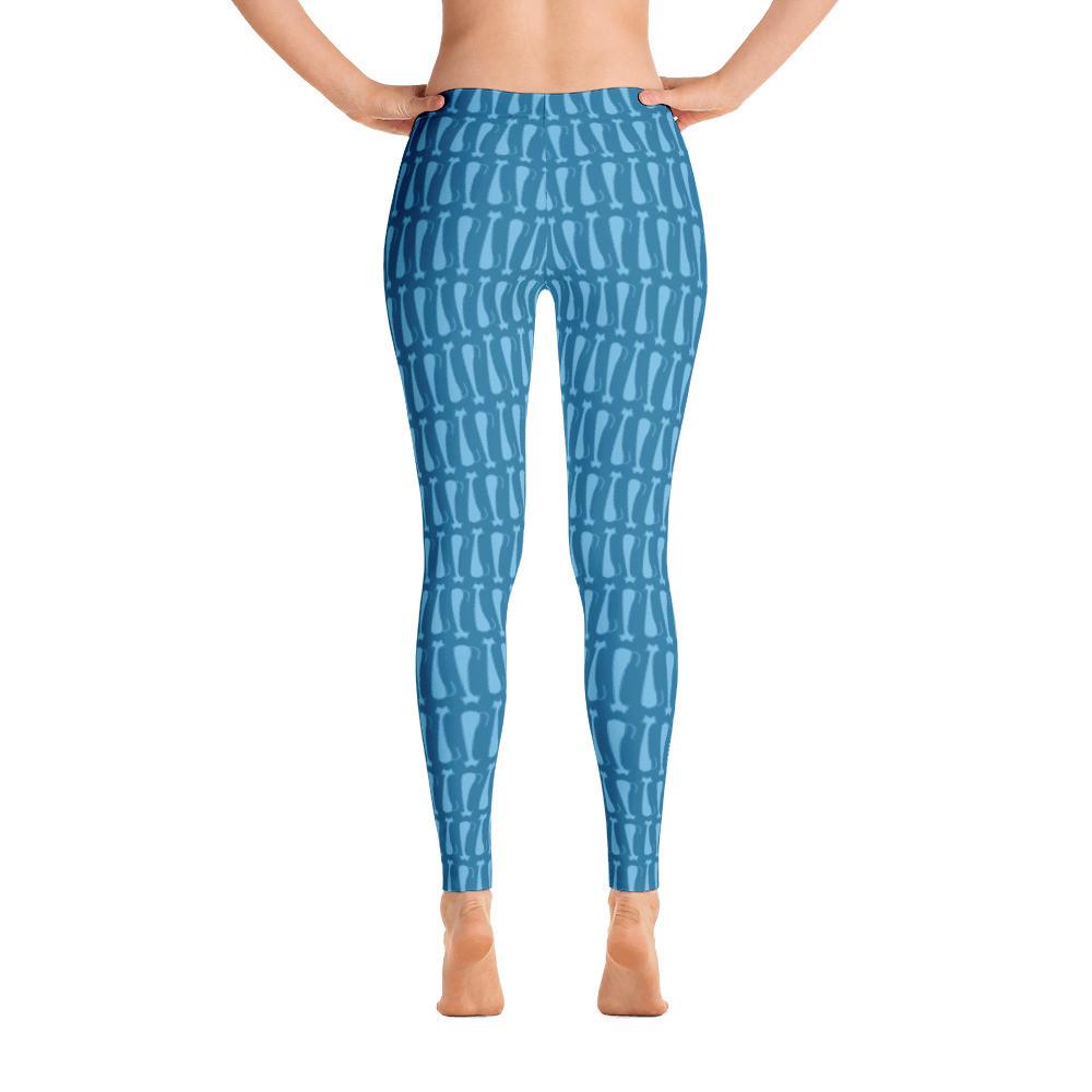 pattern cat skinny cat blue leggings for cat lovers