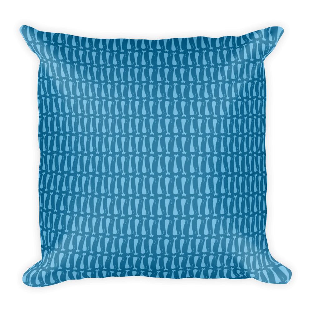 patterned cat pillow for cat lovers