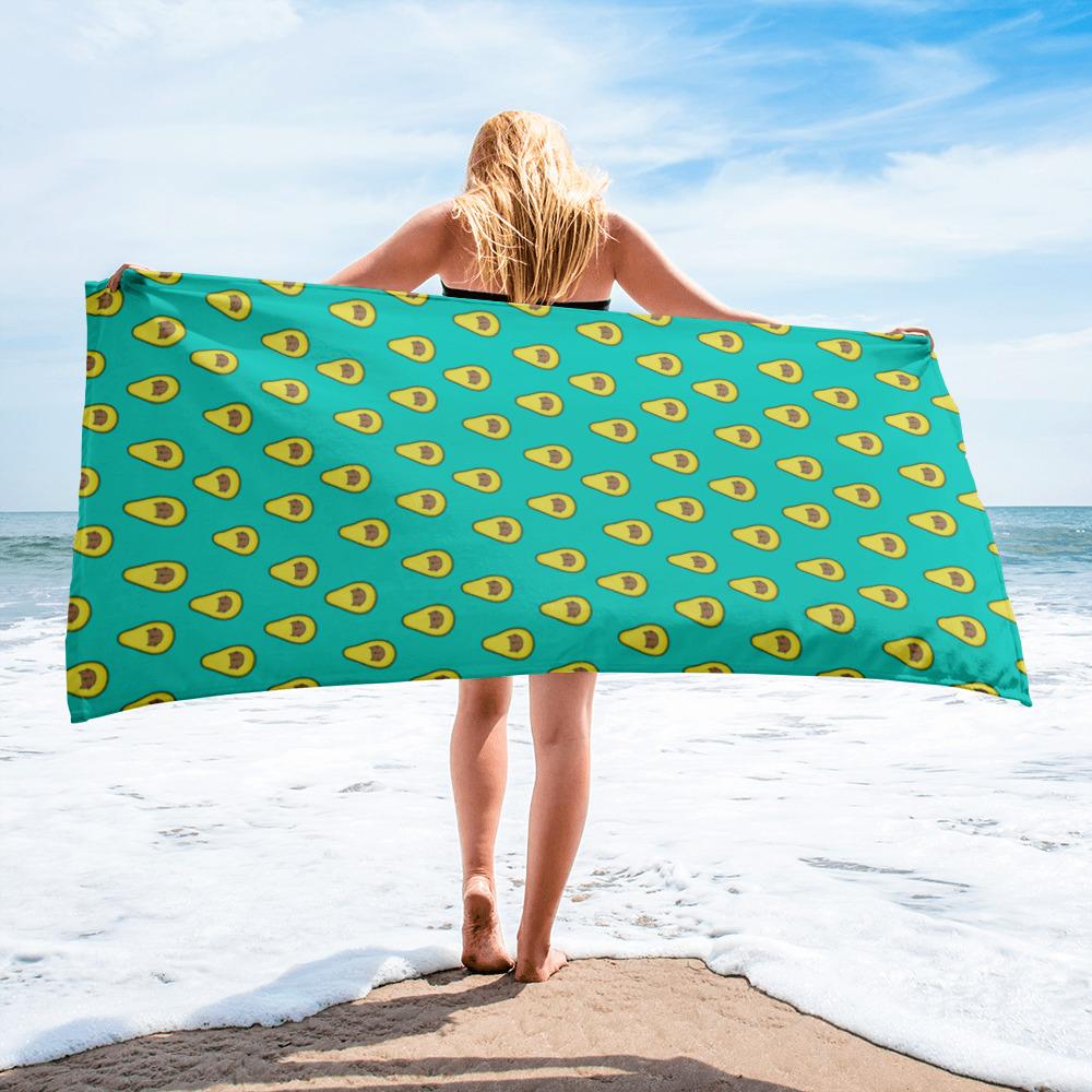 Summer Cat 'Avocado' Versatile Lightweight Towel