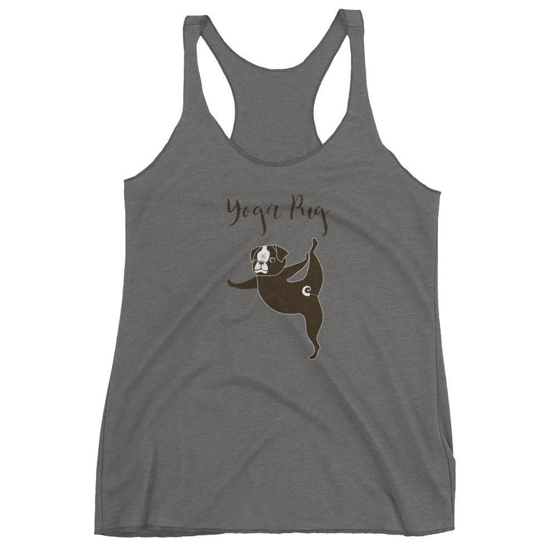 Yoga Pug 'Tippy Toes' Women's Tank Top