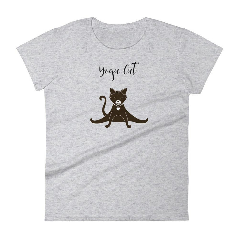 Yoga Cat 'Splits' Women's Short Sleeve T-Shirt