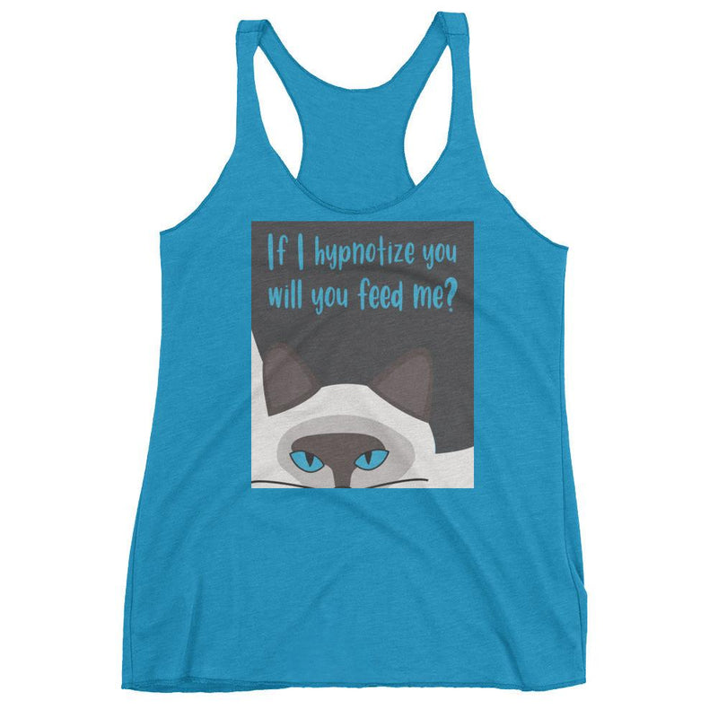 Inscrutable Cat 'Siamese Hypnotize' Women's tank top