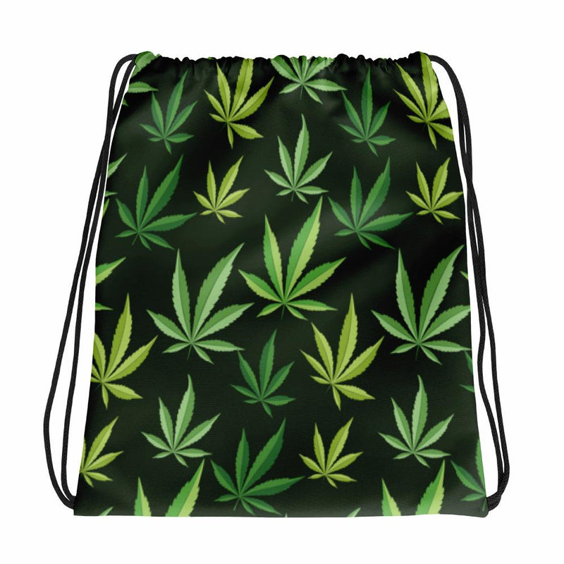 Evil Cat Mary J Drawstring bag Black Cat in Back View