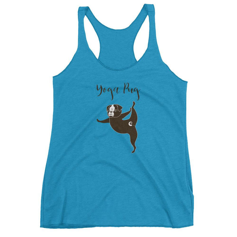 Yoga Pug 'Tippy Toes' Women's Tank Top
