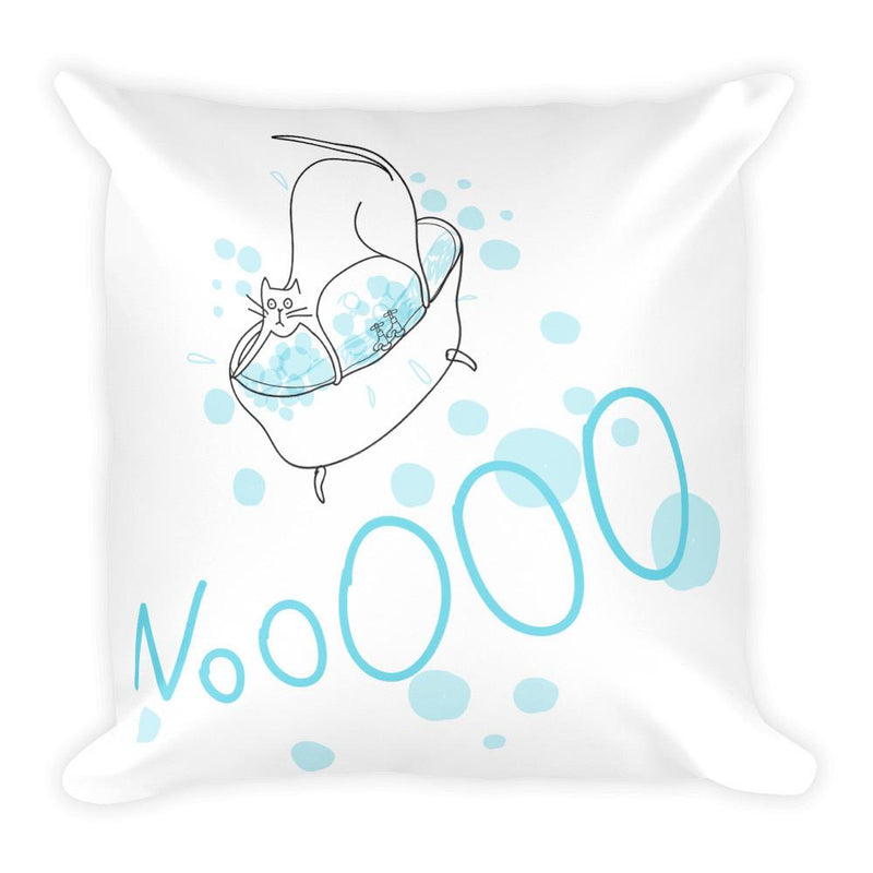 Rascal Cat taking a bath - or not ;) Soft, comfy cushions