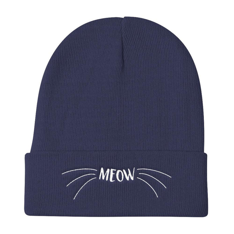 Wordy Cat 'Meow' Knit Beanie