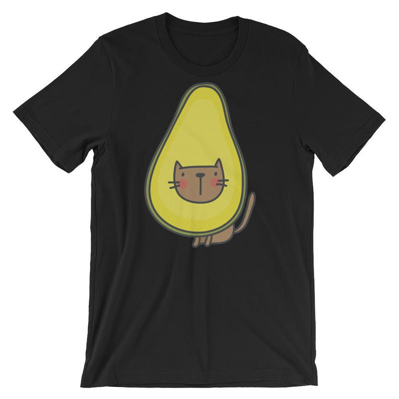 Summer Cat Avocado' Unisex Short Sleeve T-Shirt