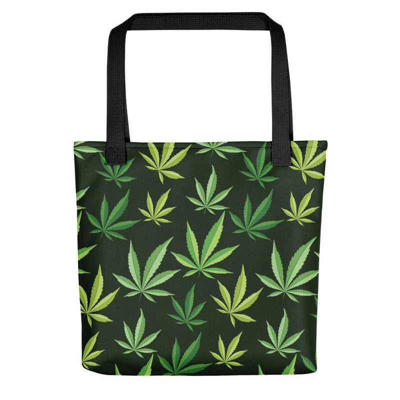 Evil Cat Mary J Tote bag in back view black handle