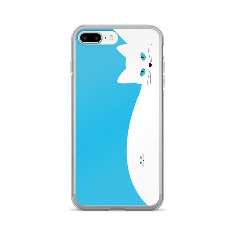 Inscrutable Cat Juicy Fruity Blue iPhone 7 Plus Case