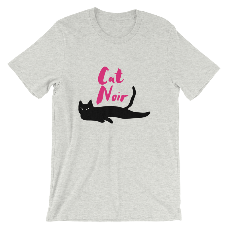 Cat Noir 'Pink' Unisex Short Sleeve T-Shirt
