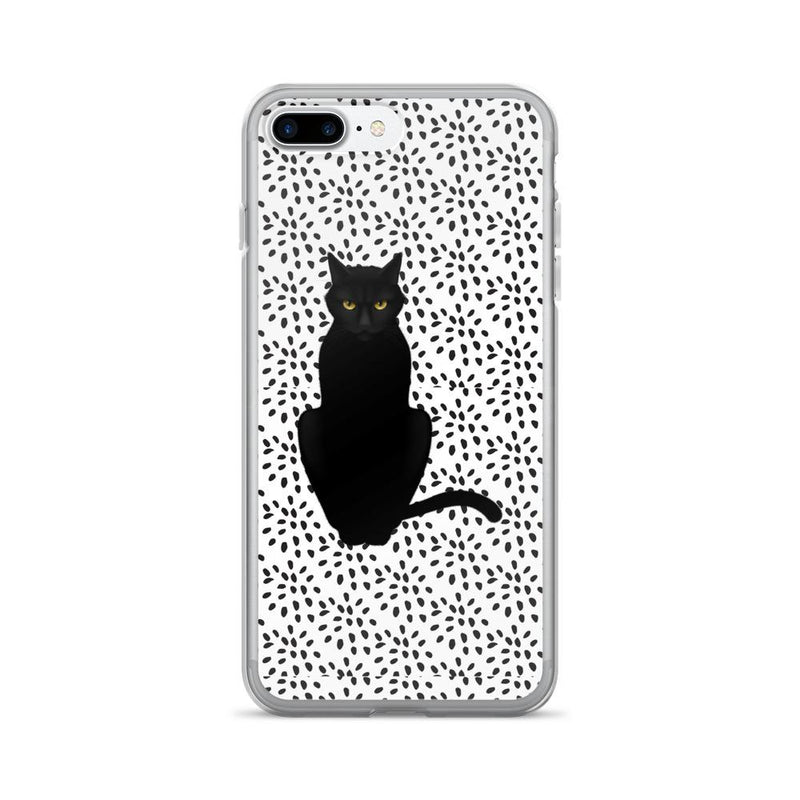Cat Noir Panther 'Black and White' iPhone 7 Plus Case