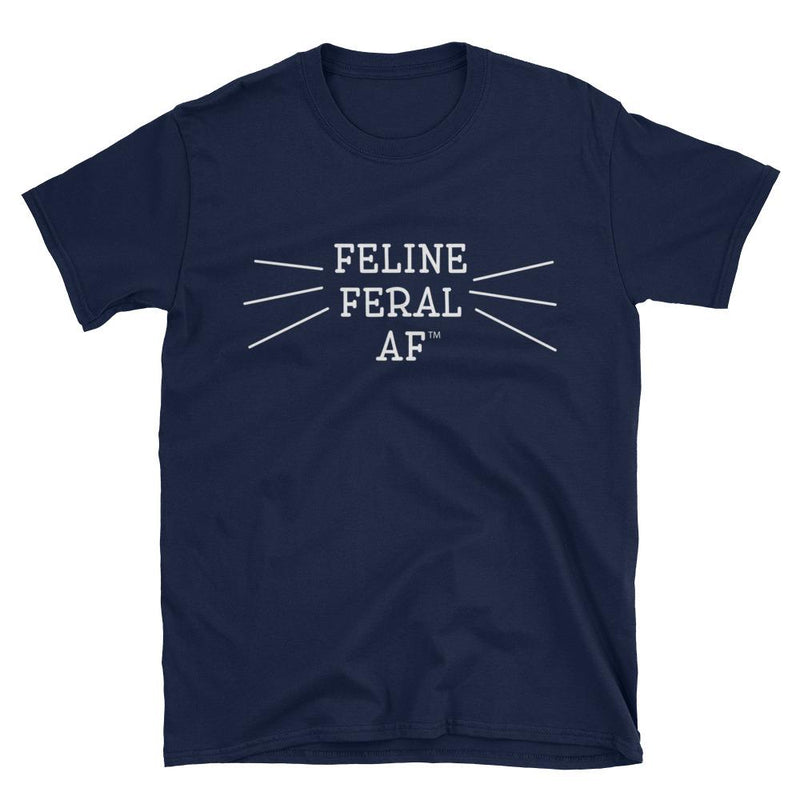 Wordy Cat 'Feral AF' Unisex T-Shirt