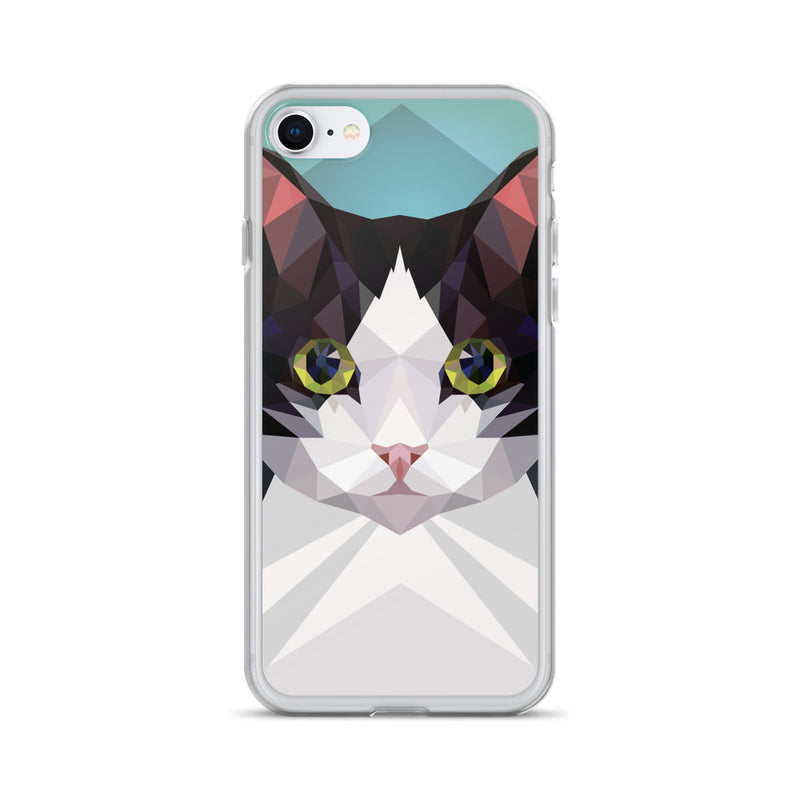 Color-Me Cat 'Tuxedo' iPhone Case