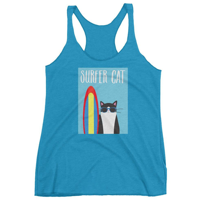 Cosmo Cat 'Surfer' Women's Tank Top