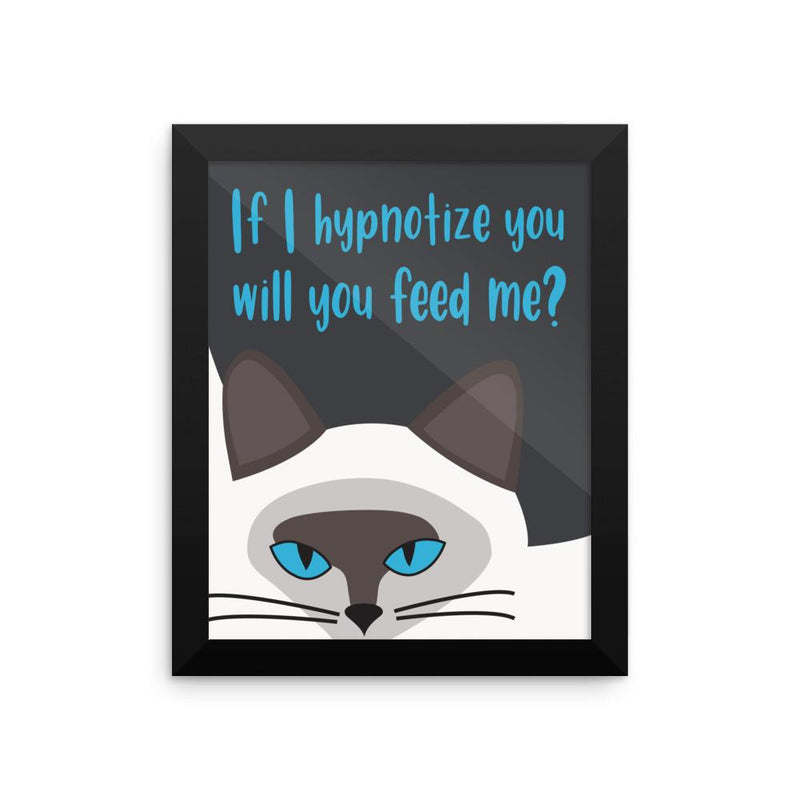 Inscrutable Cat 'Hypnotize' Framed Matt Poster