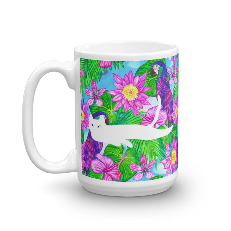 Cat Noir 'Aloha White' Mug