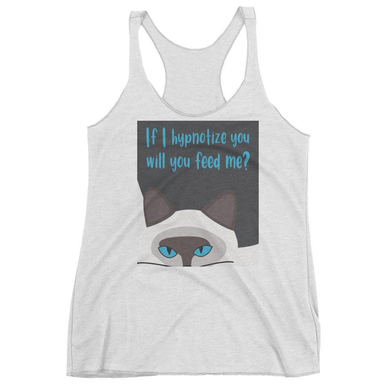 Inscrutable Cat 'Siamese Hypnotize' Women's tank top