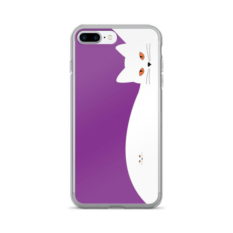 Inscrutable Cat Juicy Fruity Plum iPhone 7 Plus Case