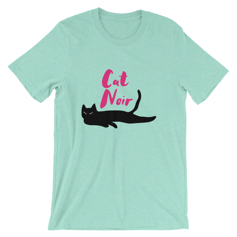 Cat Noir 'Pink' Unisex Short Sleeve T-Shirt