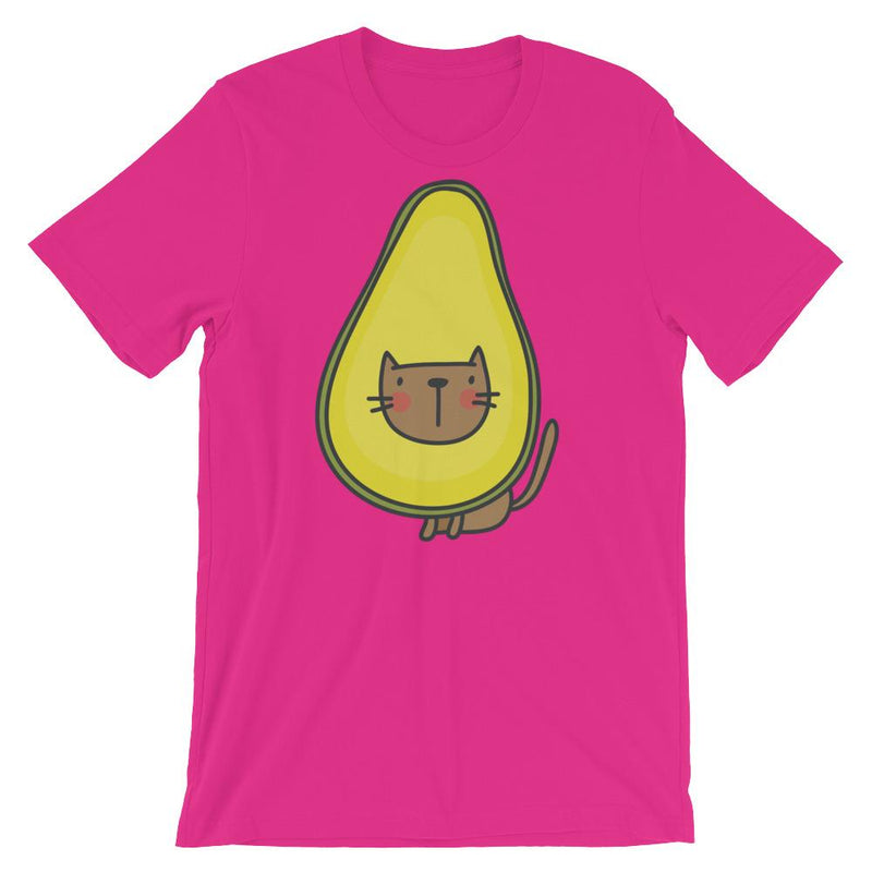 Summer Cat Avocado' Unisex Short Sleeve T-Shirt