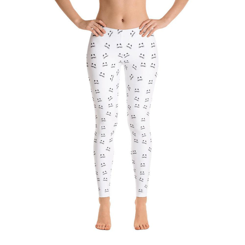 pattern cat kitty ears leggings for cat lovers