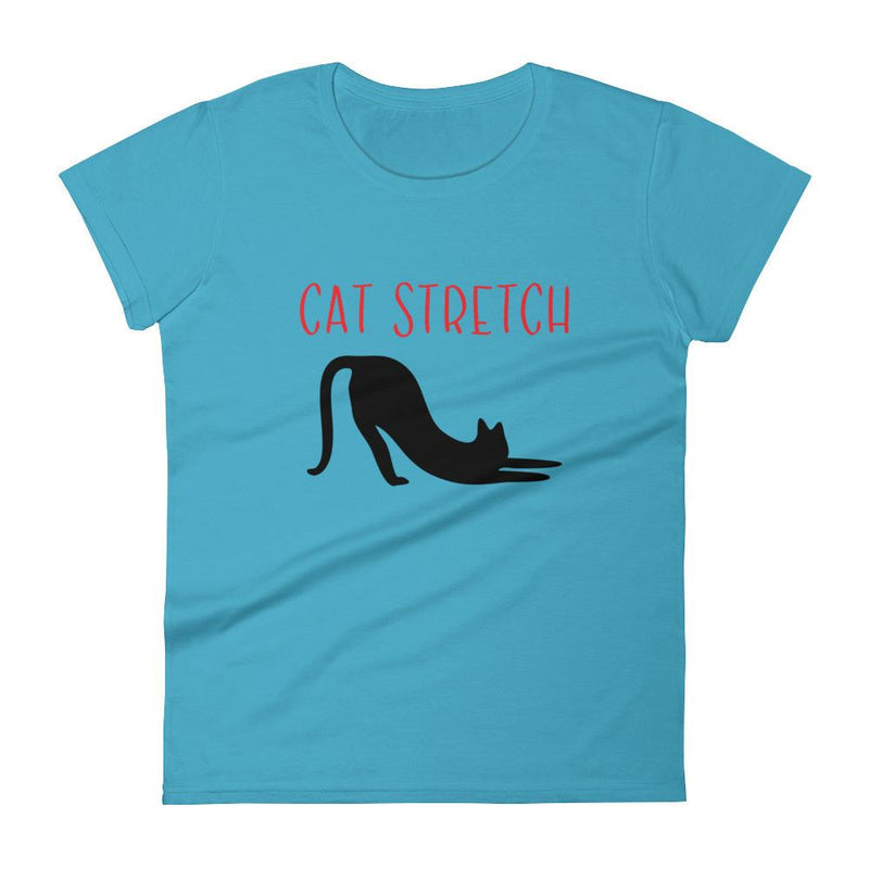 Yoga Cat 'Cat Stretch' Women's Short Sleeve T-Shirt