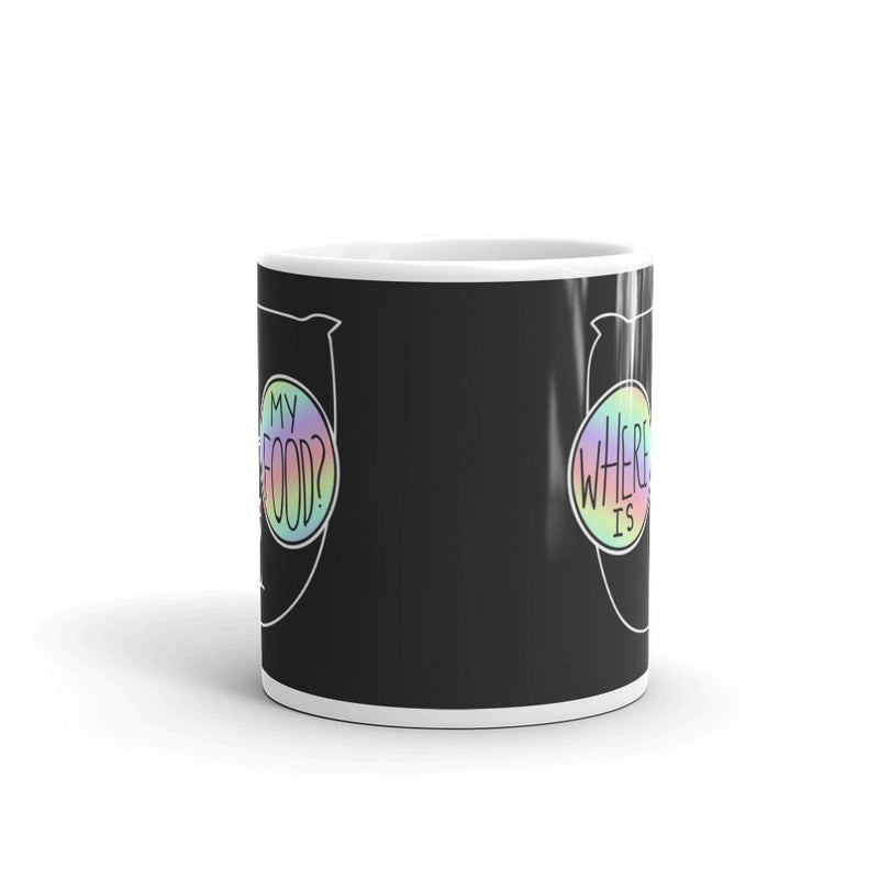 Summer Cat 'Feed Me' Mug