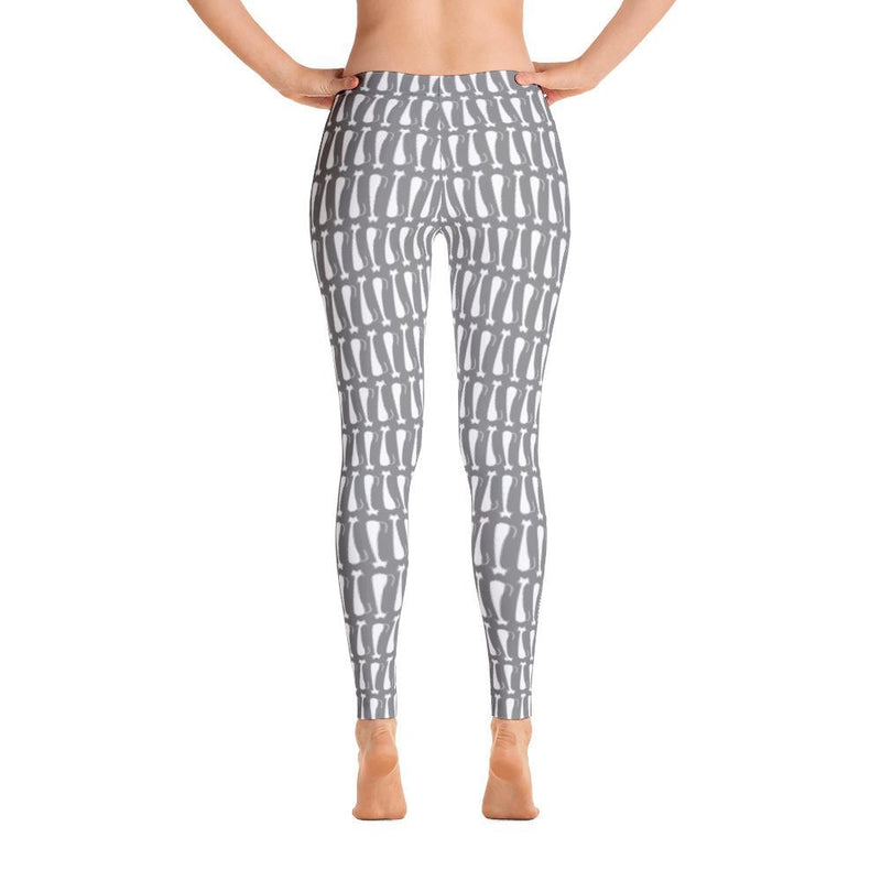 Pattern Cat 'Skinny Cat Silver-Grey' Leggings