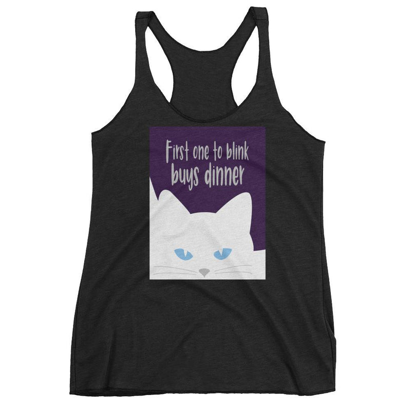 Inscrutable Cat 'Blink' Women's Tank Top