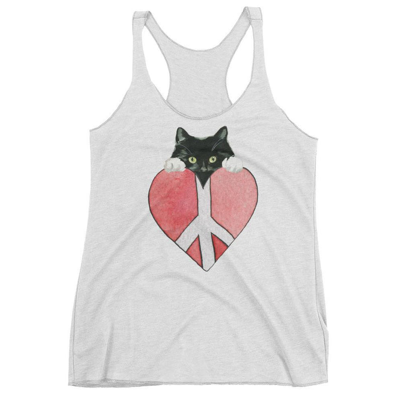Peace Cat Women's Tank Top