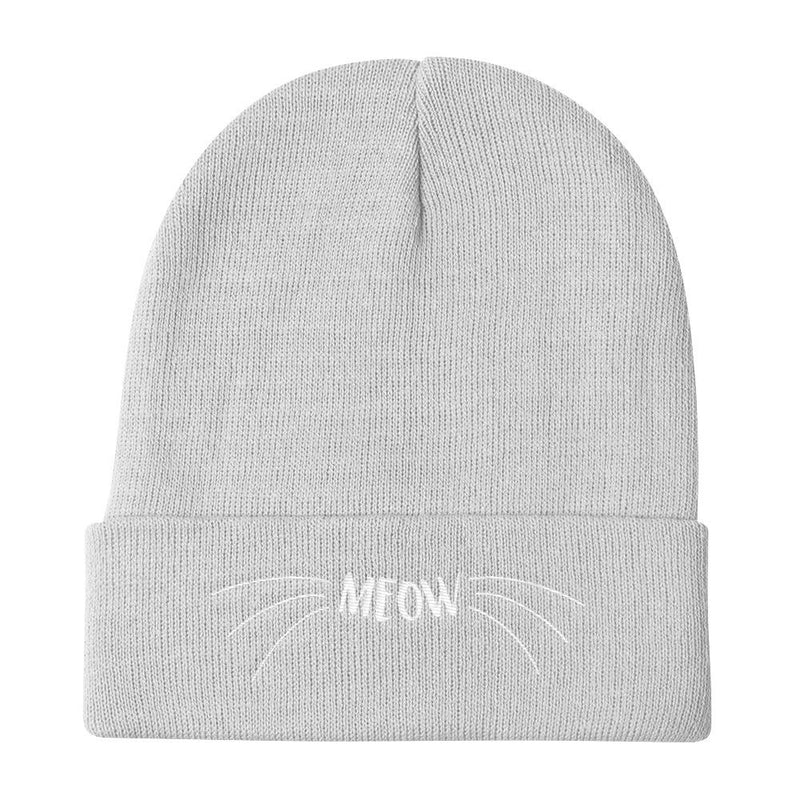 Wordy Cat 'Meow' Knit Beanie