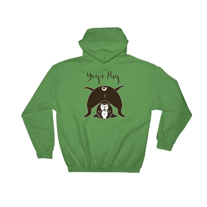 Yoga cat cool hoodie for women and men who love cats or cat lovers.