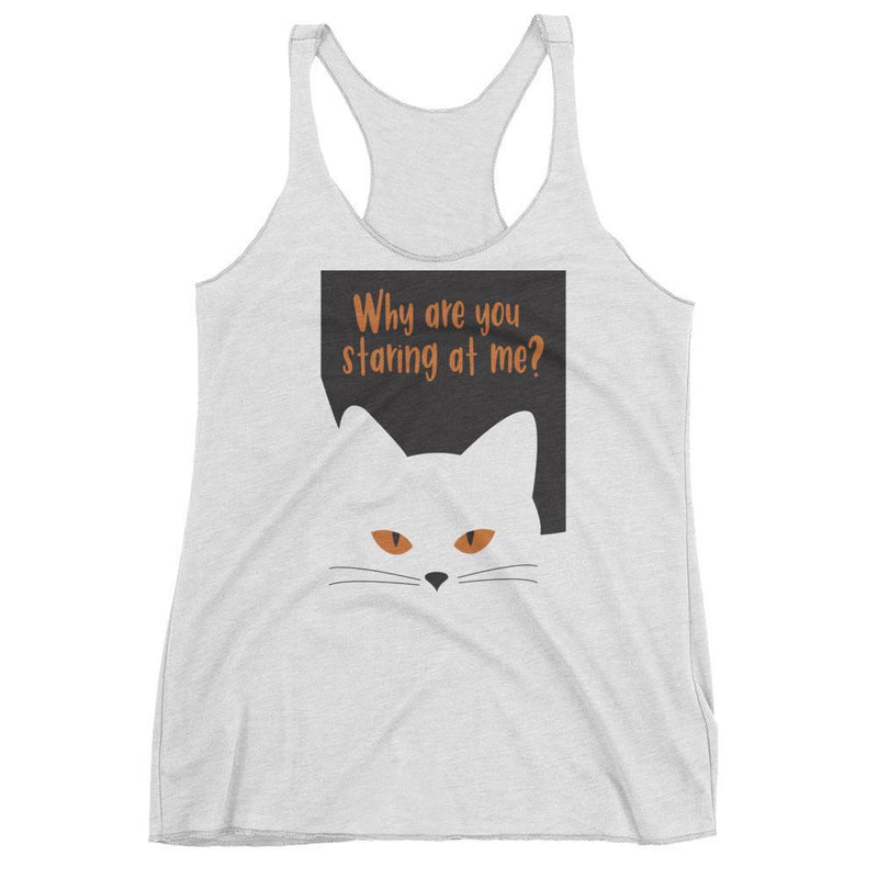 Inscrutable Cat Women's 'Staring'  Tank Top