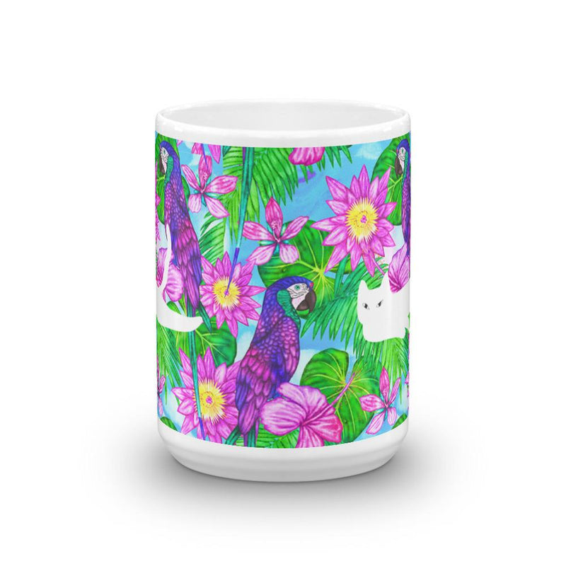 Cat Noir 'Aloha White' Mug