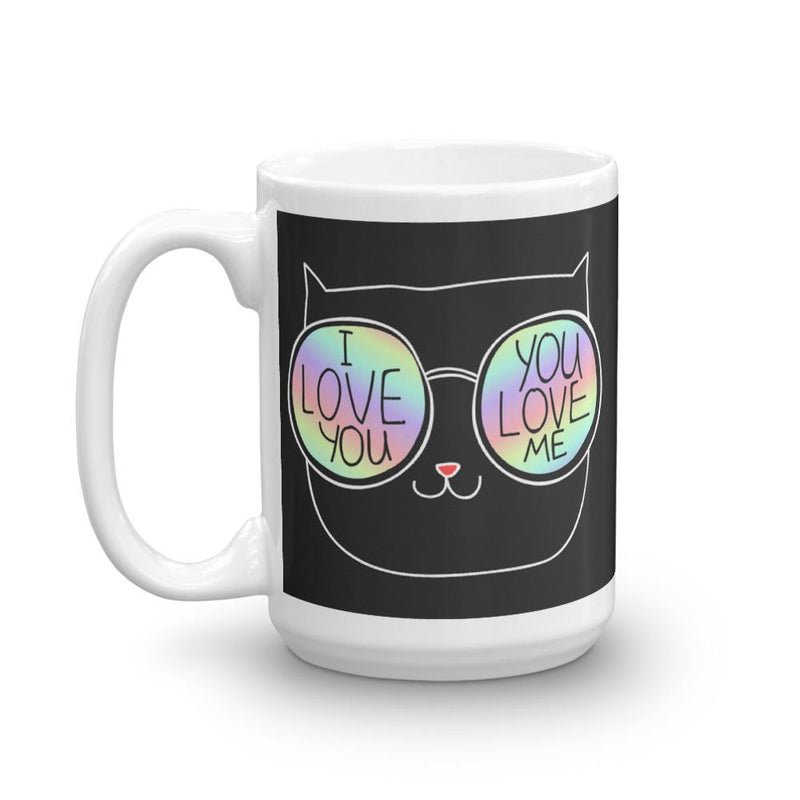 Summer Cat 'Love' Mug