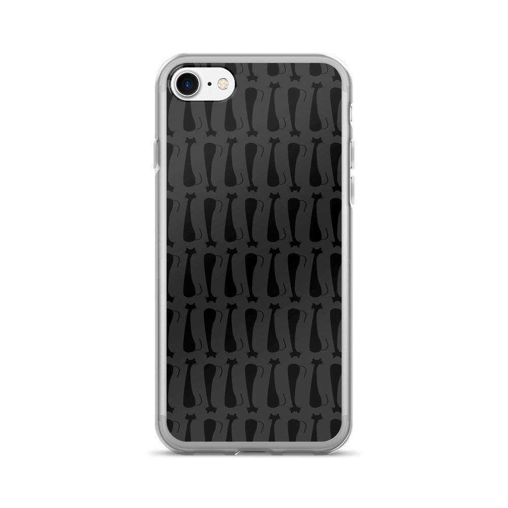 Pattern Cat 'Skinny Cat Black' iPhone 7/7 Plus Case
