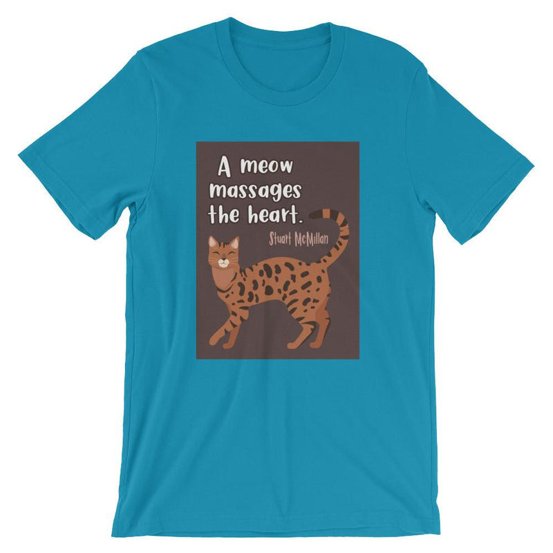Catitude Cat 'Massage' Unisex Short Sleeve T-Shirt