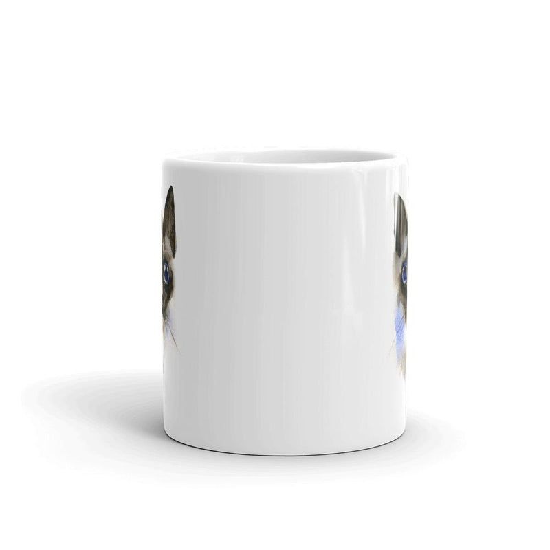 Color-Me Cat 'Siamese Watercolor' Mug