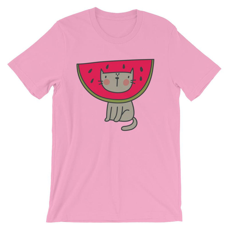 Summer Cat 'Watermelon' Unisex Short Sleeve T-Shirt