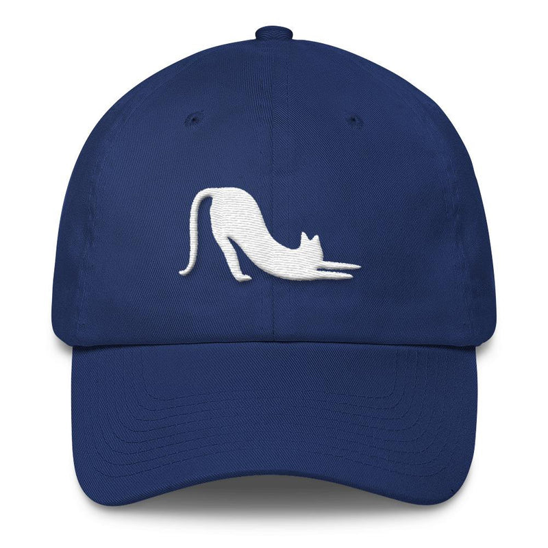 Yoga Cat 'Cat Stretch' Unstructured Cotton Cap