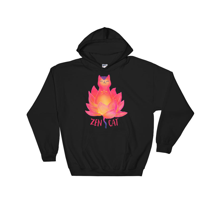 Zen Cat Hooded Sweatshirt