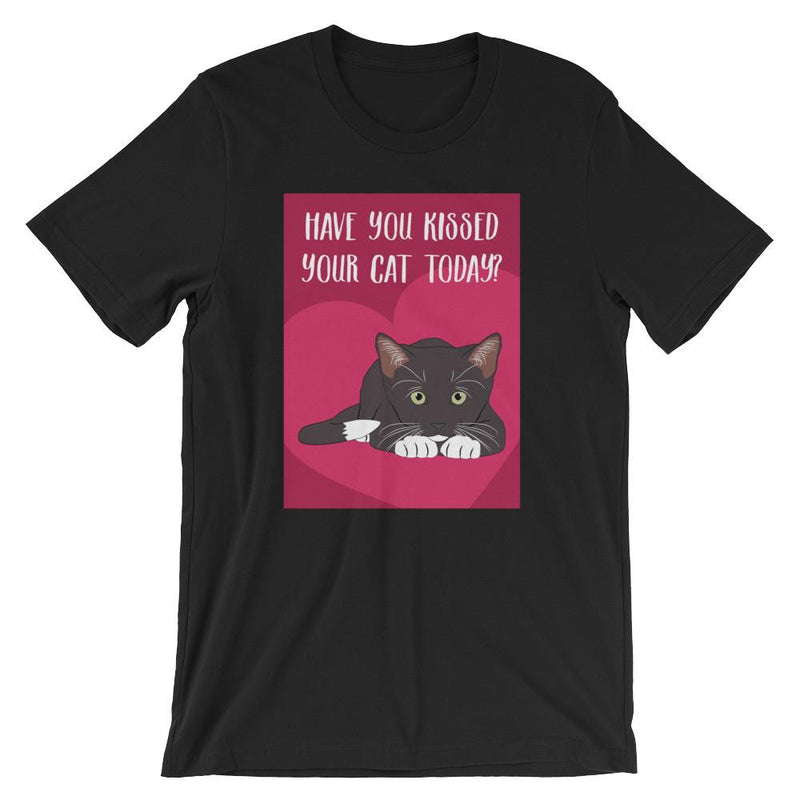 Catitude Cat 'Kiss' Unisex Short Sleeve T-Shirt
