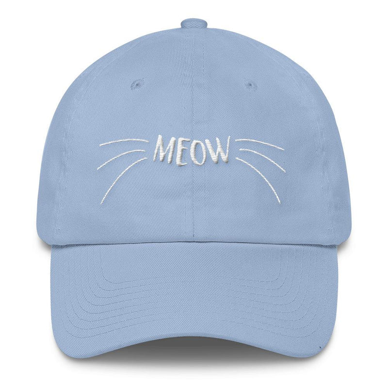 Wordy Cat 'Meow' Unstructured Cotton Cap