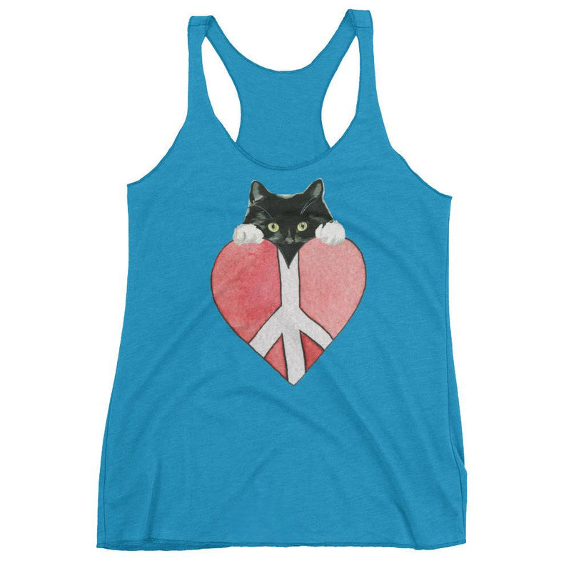 Peace Cat Women's Tank Top