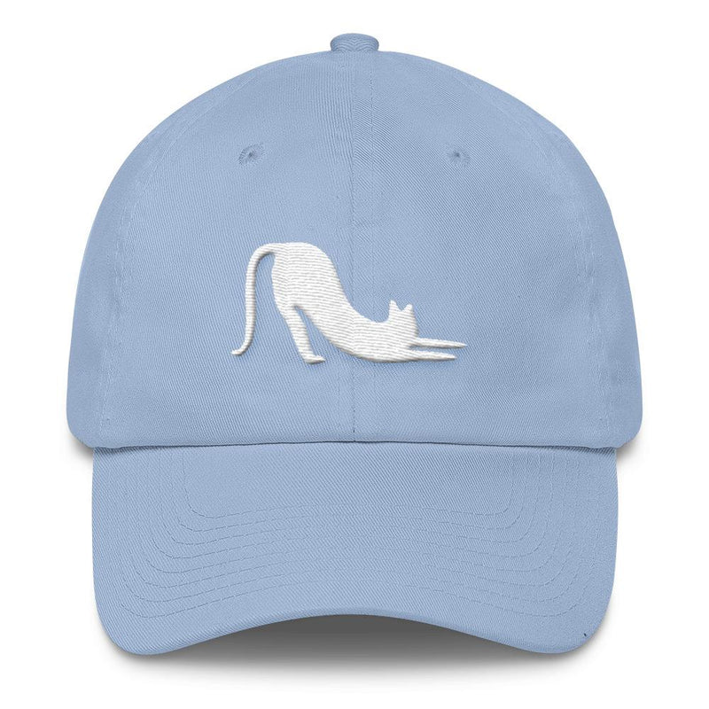 Yoga Cat 'Cat Stretch' Unstructured Cotton Cap