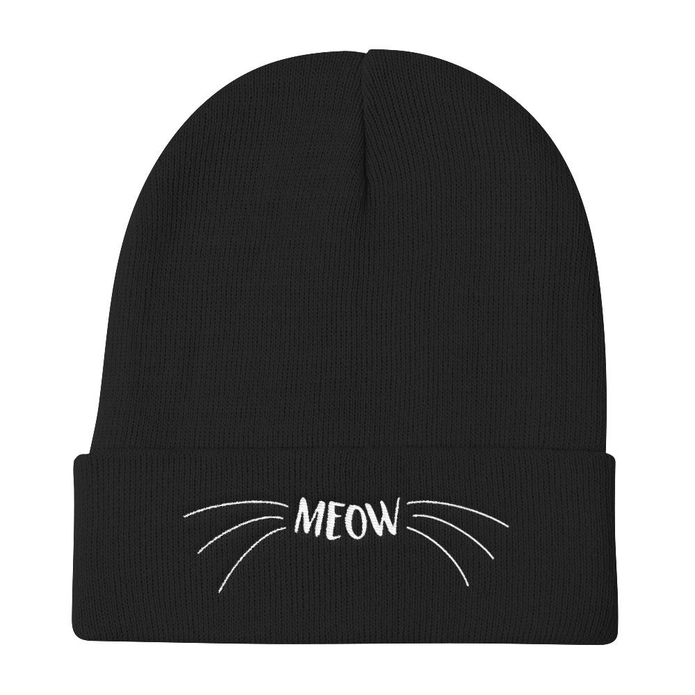 Wordy Cat 'Meow' Knit Beanie