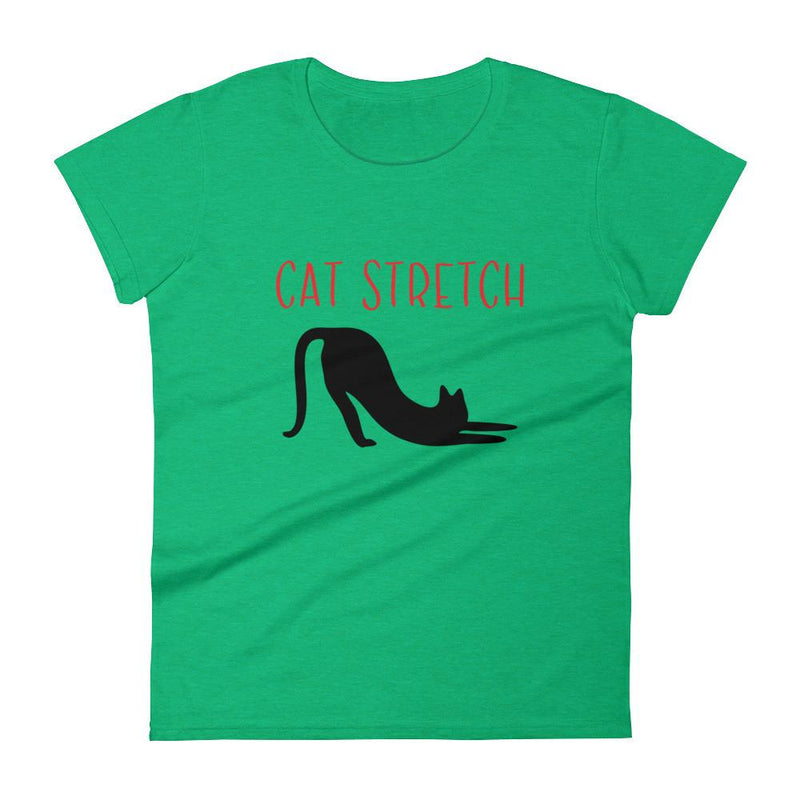 Yoga Cat 'Cat Stretch' Women's Short Sleeve T-Shirt