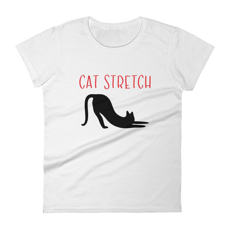 Yoga Cat 'Cat Stretch' Women's Short Sleeve T-Shirt