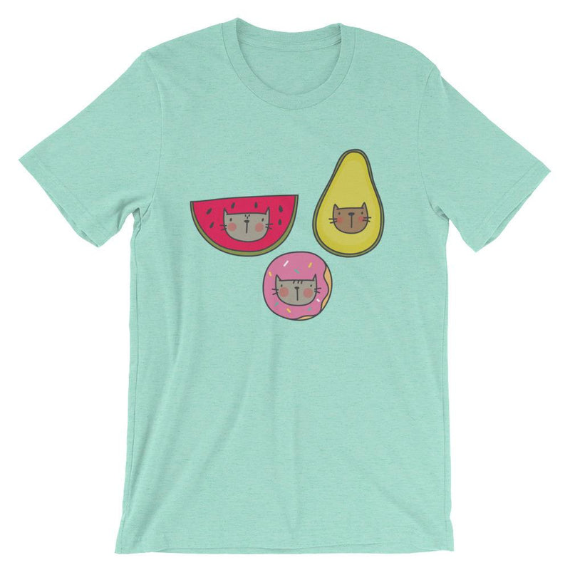 Summer Cat 'Fruit Medley" Unisex Short Sleeve t-Shirt